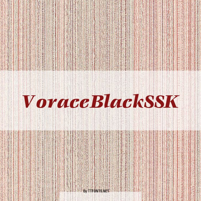 VoraceBlackSSK example